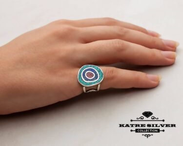 Multi-Color Mosaic Jewelry Set, Mosaic Jewellery, Multi Color Stone, Bohemian Jewelry Set, Mosaic Design, Mosaic Set, Lapis Set, Set