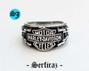 Amazing Harley Davidson Ring, Harley Ring, Harley Davidson, Biker Ring, Motorcycle Ring, Silver Ring, Biker Jewelry, Harley Jewelry, Statement Ring