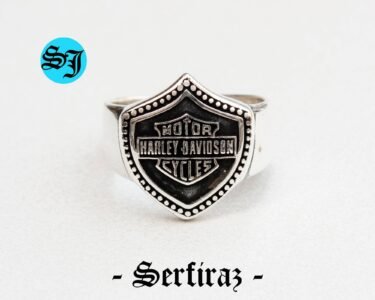 Amazing Vintage Harley Davidson Ring, Biker Ring, Harley Ring, Harley Jewelry, Motorcycle Ring, Statement Ring, Men's Ring, Silver Biker Ring,Harley