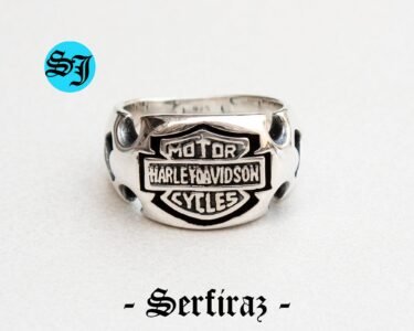 Amazing Harley Davidson Logo Ring, Silver Ring, Statement Ring, Harley Ring, Harley Davidson, Biker Ring, Motorcycle Ring, Biker Jewelry