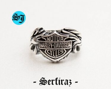 Harley Davidson Ring, Biker Ring, Harley Ring, Harley Jewelry, Motorcycle Ring, Statement Ring, Men's Ring, Silver Biker Ring,Vintage Harley