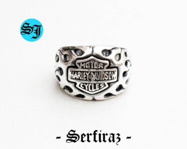 Amazing Unique Harley Davidson Ring, Harley Davidson, Silver Ring, Biker Ring, Statement Ring, Motorcycle Ring, Harley Ring, Biker Jewelry, Harley