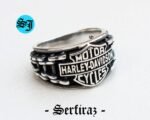 Amazing Harley Davidson Ring, Harley Ring, Harley Davidson, Biker Ring, Motorcycle Ring, Silver Ring, Biker Jewelry, Harley Jewelry, Statement Ring
