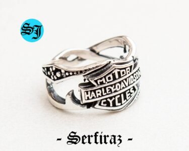 Amazing Harley Davidson Ring, Statement Ring, Harley Ring, Harley Davidson, Biker Ring, Motorcycle Ring, Silver Ring, Biker Jewelry, Harley Jewelry