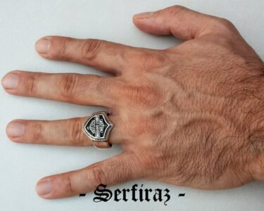 Amazing Vintage Harley Davidson Ring, Biker Ring, Harley Ring, Harley Jewelry, Motorcycle Ring, Statement Ring, Men's Ring, Silver Biker Ring,Harley