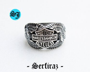 Amazing Harley Davidson Ring, Eagle Ring, Harley Ring, Harley Davidson, Biker Ring, Motorcycle Ring, Statement Ring, Biker Jewelry, Harley Jewelry