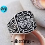 Amazing 925 Sterling Silver Mens Ring, Harley Davidson Silver Ring, Biker Ring, Mens Silver Ring, Gift For Him, 925k Sterling Silver Ring