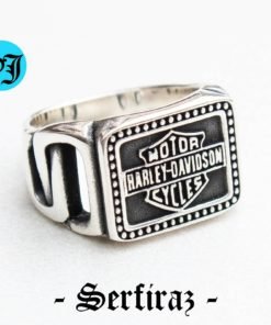Cool Harley Davidson Ring, Handmade Ring, Motorcycle Ring, Harley Ring, Harley Davidson, Biker Ring, Statement Ring, Biker Jewelry