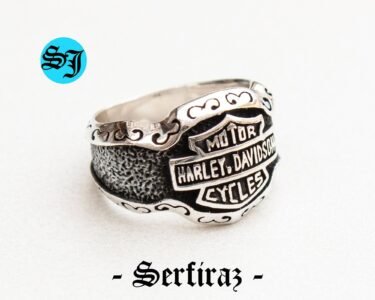 Amazing Motorcycle Ring, Harley Davidson, Solid Silver Ring, Statement Ring, Biker Ring, Boho Hippie Ring, Gift for Him, Serfiraz Jewelry