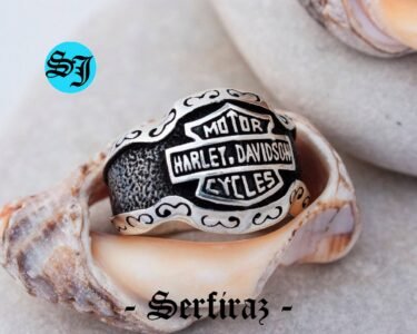 Amazing Motorcycle Ring, Harley Davidson, Solid Silver Ring, Statement Ring, Biker Ring, Boho Hippie Ring, Gift for Him, Serfiraz Jewelry