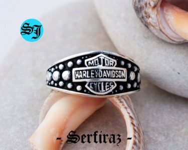 Amazing Harley Davidson Ring, Statement Ring, Biker Ring, Harley Davidson, Motorcycle Ring, Harley Ring, Silver Ring, Biker Jewelry, Harley Jewelry