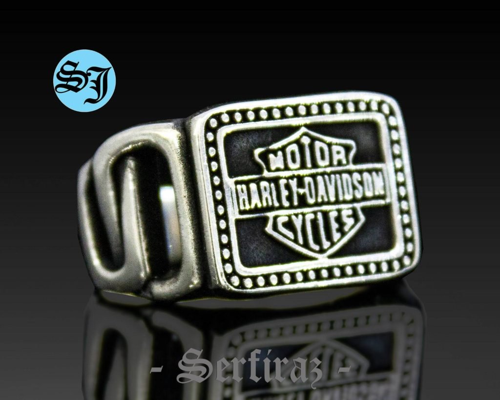 Cool Harley Davidson Ring, Handmade Ring, Motorcycle Ring, Harley Ring, Harley Davidson, Biker Ring, Statement Ring, Biker Jewelry