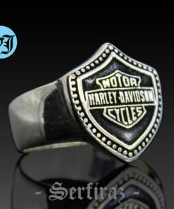 Amazing Vintage Harley Davidson Ring, Biker Ring, Harley Ring, Harley Jewelry, Motorcycle Ring, Statement Ring, Men's Ring, Silver Biker Ring,Harley