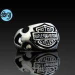 Amazing Harley Davidson Logo Ring, Silver Ring, Statement Ring, Harley Ring, Harley Davidson, Biker Ring, Motorcycle Ring, Biker Jewelry