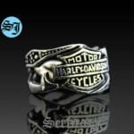 Amazing Harley Davidson Ring, Statement Ring, Harley Ring, Harley Davidson, Biker Ring, Motorcycle Ring, Silver Ring, Biker Jewelry, Harley Jewelry