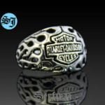 Amazing Unique Harley Davidson Ring, Harley Davidson, Silver Ring, Biker Ring, Statement Ring, Motorcycle Ring, Harley Ring, Biker Jewelry, Harley
