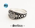 Amazing Harley Davidson Ring, Statement Ring, Biker Ring, Harley Davidson, Motorcycle Ring, Harley Ring, Silver Ring, Biker Jewelry, Harley Jewelry