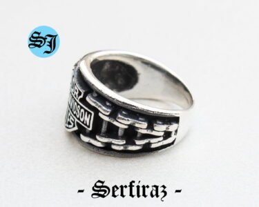 Amazing Harley Davidson Ring, Harley Ring, Harley Davidson, Biker Ring, Motorcycle Ring, Silver Ring, Biker Jewelry, Harley Jewelry, Statement Ring