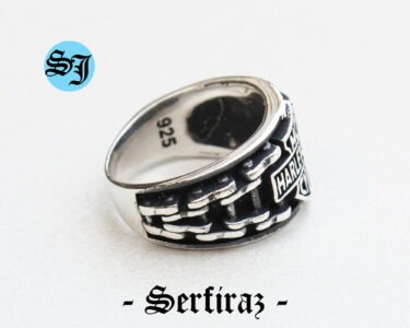 Amazing Harley Davidson Ring, Harley Ring, Harley Davidson, Biker Ring, Motorcycle Ring, Silver Ring, Biker Jewelry, Harley Jewelry, Statement Ring