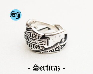 Amazing Harley Davidson Ring, Statement Ring, Harley Ring, Harley Davidson, Biker Ring, Motorcycle Ring, Silver Ring, Biker Jewelry, Harley Jewelry