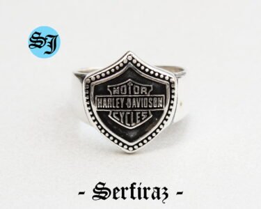 Amazing Vintage Harley Davidson Ring, Biker Ring, Harley Ring, Harley Jewelry, Motorcycle Ring, Statement Ring, Men's Ring, Silver Biker Ring,Harley
