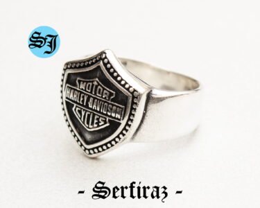 Amazing Vintage Harley Davidson Ring, Biker Ring, Harley Ring, Harley Jewelry, Motorcycle Ring, Statement Ring, Men's Ring, Silver Biker Ring,Harley