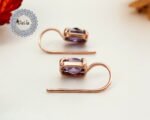 Amethyst Purple Earrings, February Birthstone, Amethyst Purple, Earrings, Dangle Earrings, Amethyst Jewelry, Purple, Gift for Her - Image 4