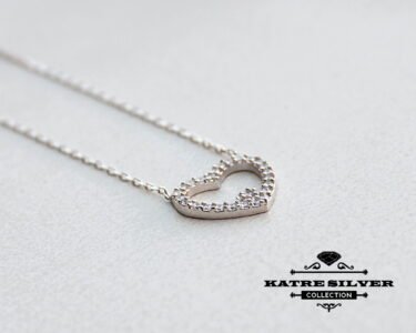 Heart Necklace 925 Sterling Silver – Dainty Heart Pendant, Minimal Love Necklace, Gift for Her - Image 6