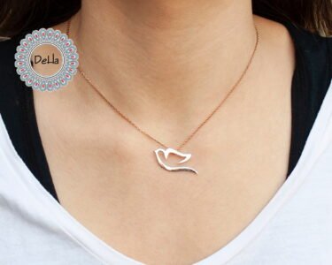 925 Sterling Silver Bird Necklace, Bird Jewelry, Bird Pendant, Animal Necklace, Bird Charm, Handmade Necklace, Bird Lover - Image 2