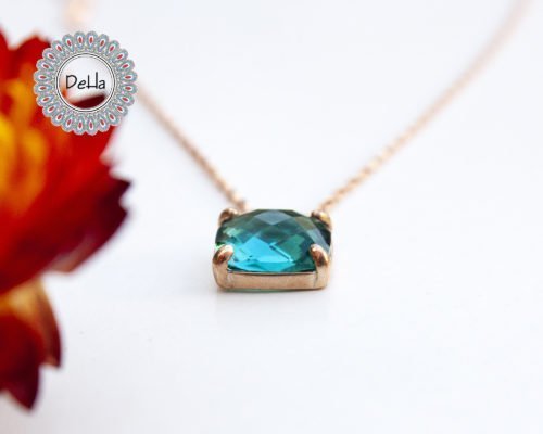 Aquamarine Quartz Necklace , Aquamarine Necklace , Aquamarine , Quartz Necklace , Gemstone Necklace , Necklace , Gift For Her - Image 4