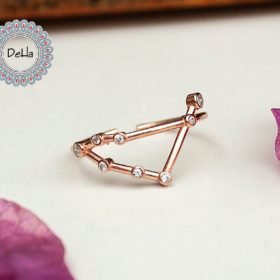 Capricorn Zodiac Sign Ring, Capricorn Ring, Zodiac Ring, Zodiac Jewelry, Capricorn Jewelry, Horoscope Ring, Capricorn Zodiac Ring Astrology