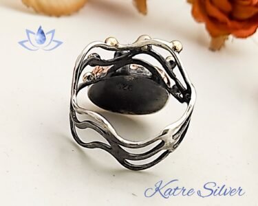 925 Silver Solitare Right Hand Antique Ruby Promise Ring, Jade Stone Ring, Art Deco Ruby Ring, July Birthstone, Ruby Jewelry - Image 7