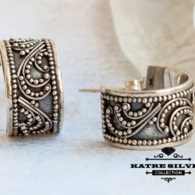 1980s Hoop Earrings, Small Hoop Earrings, 1980s Earrings, Vintage Earrings, Vintage Jewelry, Vintage Hoop,Made in Turkey