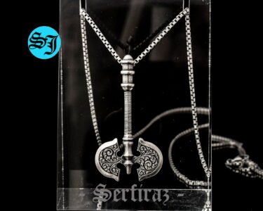 Viking Axe Necklace for Men 925 Sterling Silver – Norse Battle Axe Pendant, Gothic Jewelry Gift for Him - Image 6