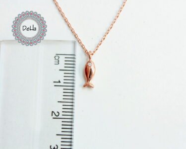 Fish Necklace 925 Sterling Silver – Dainty Rose Gold Pendant, Ocean Jewelry Gift for Her - Image 6