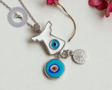 Evil Eye Necklace 925 Sterling Silver – Angel Protection Pendant, Guardian Angel Jewelry Gift for Her - Image 5