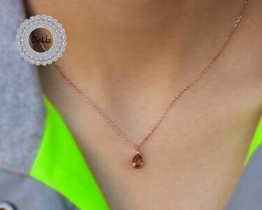 Diaspore Teardrop Necklace, Turkish Necklace, Teardrop Pendant, Everyday Necklace, Minimalist Necklace, Gift Necklace, Chic Necklace, Unique - Image 2