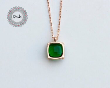 Emerald Quartz Necklace | Emerald Necklace | Emerald | Quartz Necklace | Gemstone Necklace | Necklace | Quartz | Gift For Her - Image 8