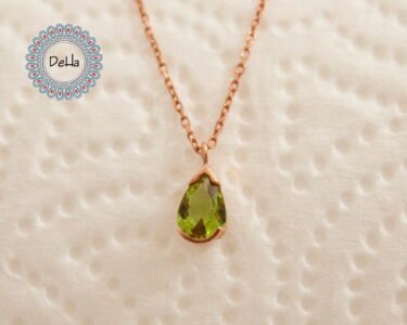 Diaspore Teardrop Necklace, Turkish Necklace, Teardrop Pendant, Everyday Necklace, Minimalist Necklace, Gift Necklace, Chic Necklace, Unique - Image 6