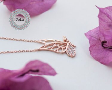 Butterfly Necklace 925 Sterling Silver – Dainty Minimal Pendant, Delicate Jewelry Gift for Her - Image 4