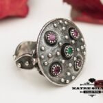 Big Round Ring, Large Round Ring, Big Statement Ring, Big Silver Ring, Big Ring, Unique Ring, Cocktail Ring, Geometric Ring, Boho Ring, Ring