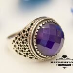 Big Purple Stone Ring, February Ring, Art Deco Amethyst, Purple Gemstone Ring, Purple Amethyst Ring, Amethyst Ring Silver, Amethyst Silver