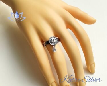 Ancient Coin Ring, Cz Coin Ring, Old Coin Ring, Silver Coin Ring, Coin Jewelry, Statement Ring, Handmade Ring, Gift For Her - Image 2