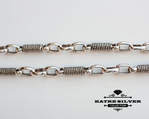 Baroque Style Oval Rolo Chain, Greek Style, Vintage Rolo Chain Necklace, Rolo Chain, Greek Necklace, Oval Chain - Image 5