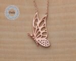 Dainty Butterfly Necklace, Butterfly Pendant, Butterfly Gift, Silver Butterfly, Dainty Butterfly,Tiny Butterfly,Sterling Butterfly,Butterfly - Image 7