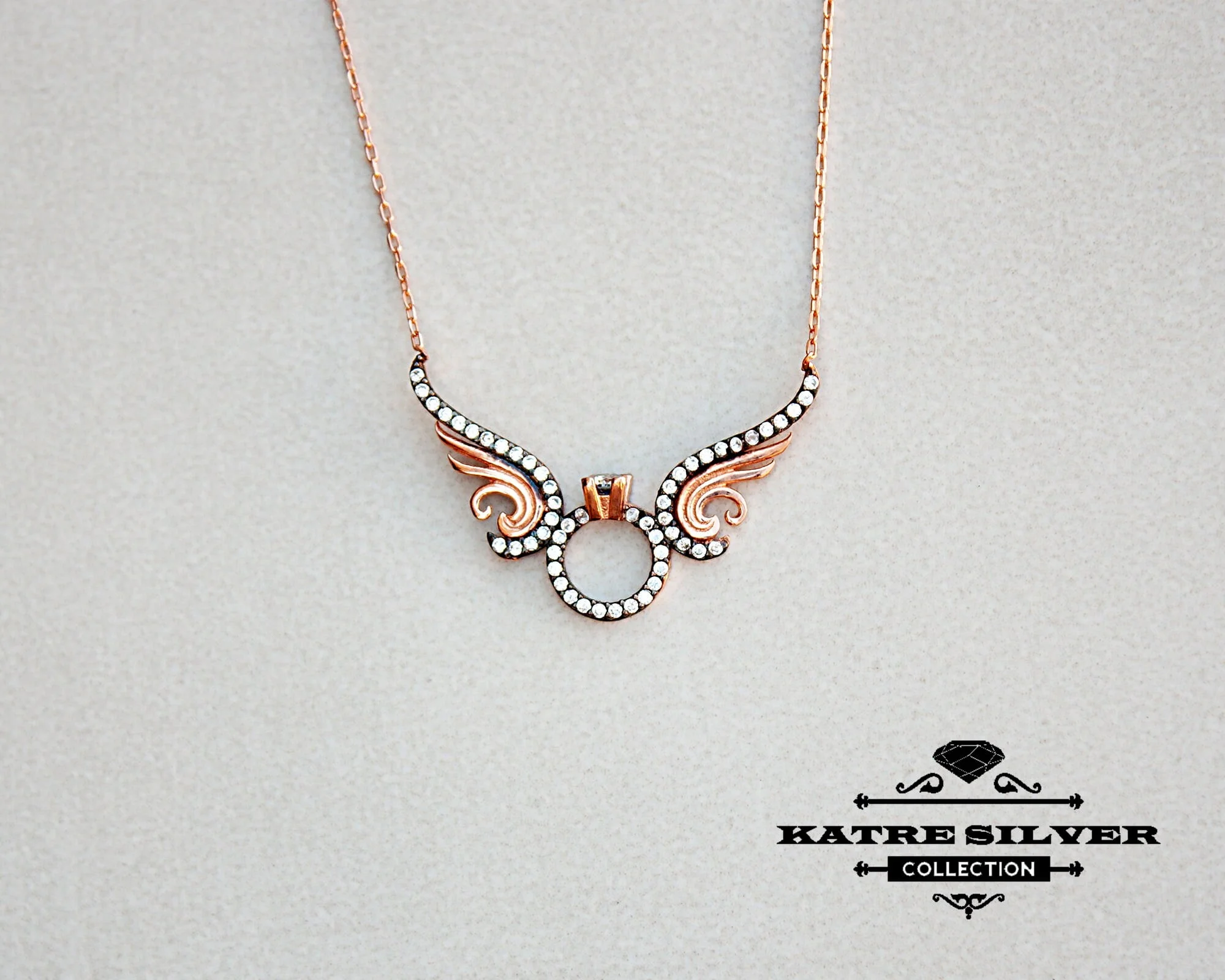 Angel Wing Necklace 925 Sterling Silver – Solitaire Wing Pendant, Dainty Jewelry Gift for Her - Image 4