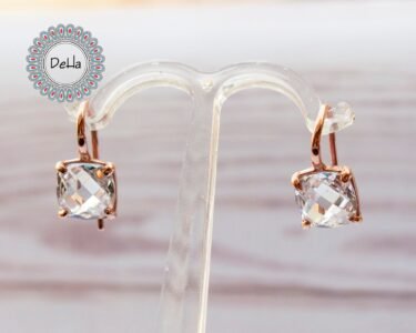 Quartz Crystal Earrings 925 Sterling Silver – Dangle Clear Gemstone Earrings, Minimal Jewelry Gift for Her - Image 6