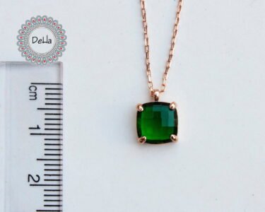 Emerald Quartz Necklace | Emerald Necklace | Emerald | Quartz Necklace | Gemstone Necklace | Necklace | Quartz | Gift For Her - Image 7