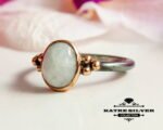 Best Selling Ring, June Birthstone Ring, Moonstone Ring, Moonstone Jewelry, Boho Ring, Dainty Ring, Stacking Ring, Gift Ring, Unique Ring - Image 4