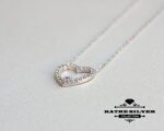 925 Sterling Silver Heart Necklace, Heart Jewelry, Love Necklace, Silver Heart, Tiny Heart Necklace, Silver Heart Pendant, Dainty Heart - Image 7